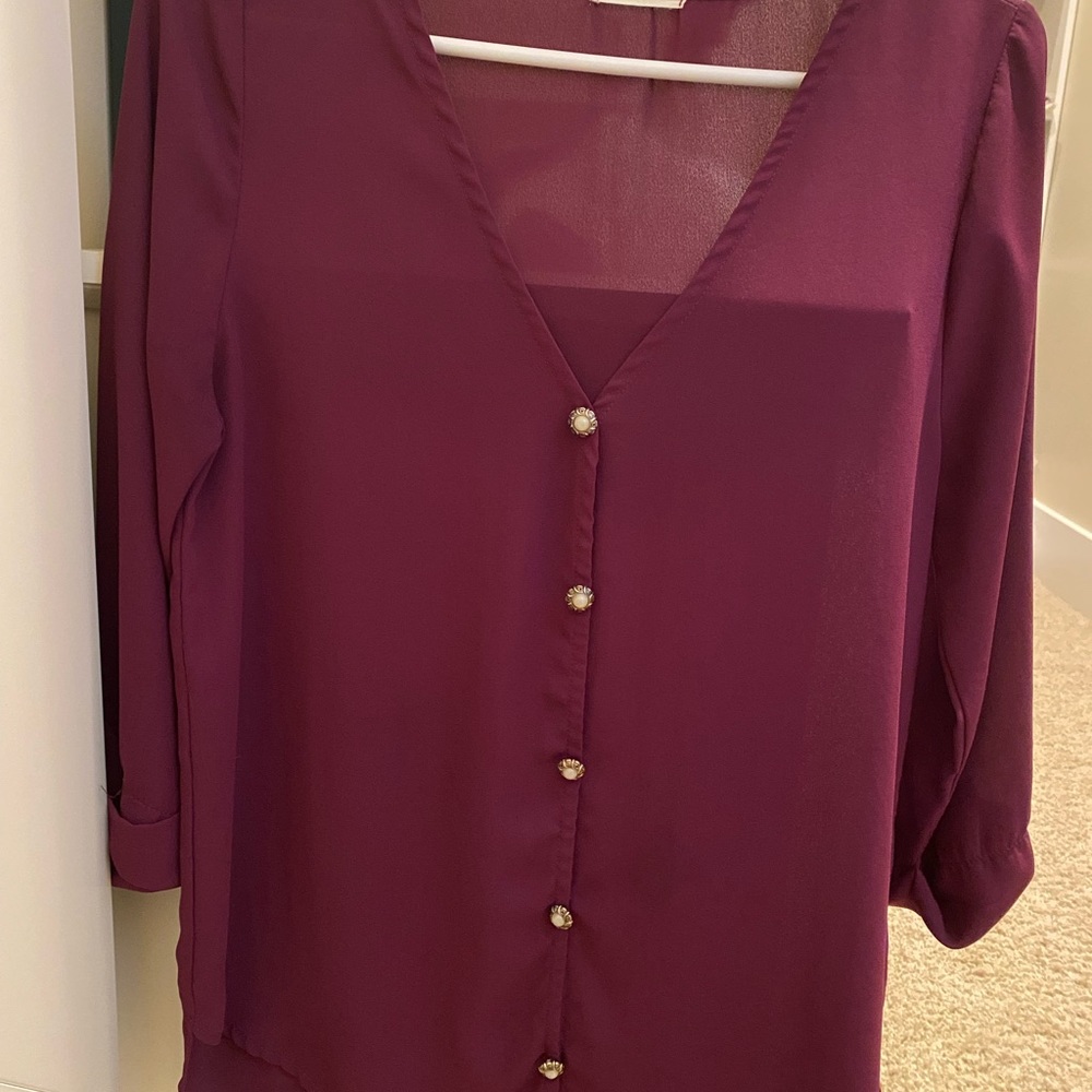 Everly Purple blouse